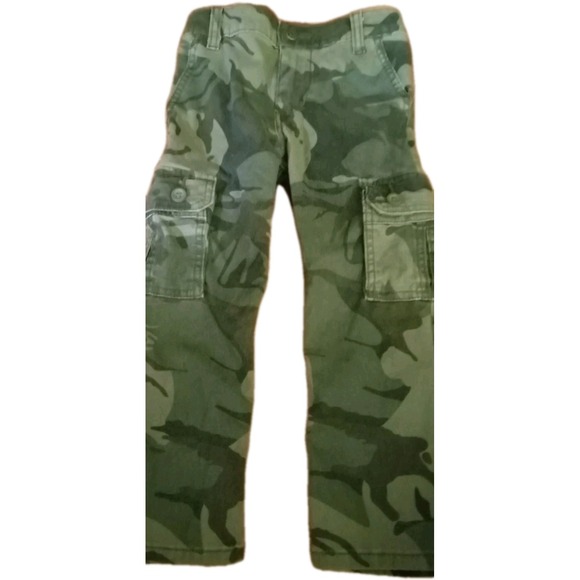 Wrangler Camo Cargo Pants‎ Boys 4 Regular Slim Fit Flex Durable Outdoor - Picture 4 of 7